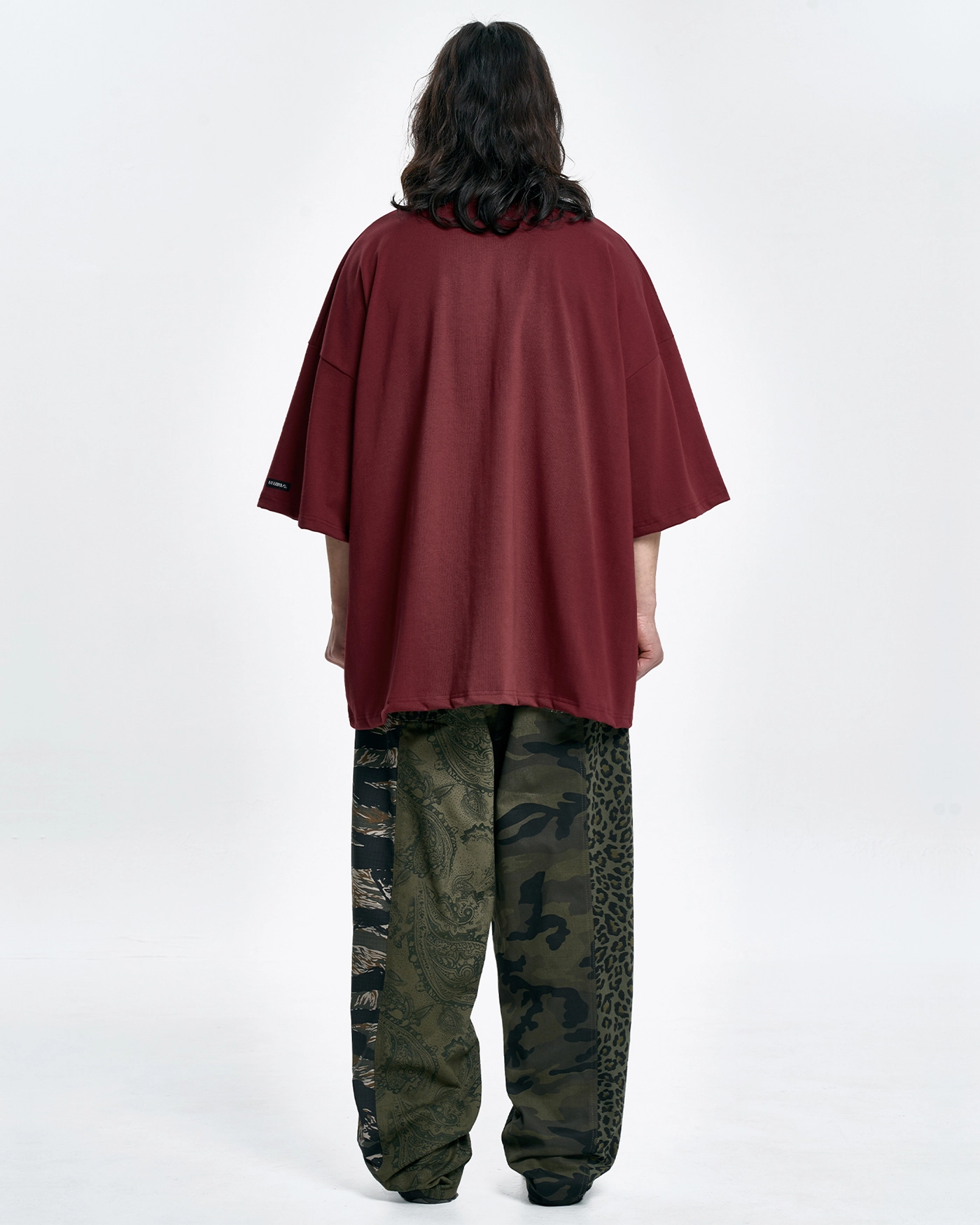 AJOBYAJO Pattern Mixed Pants